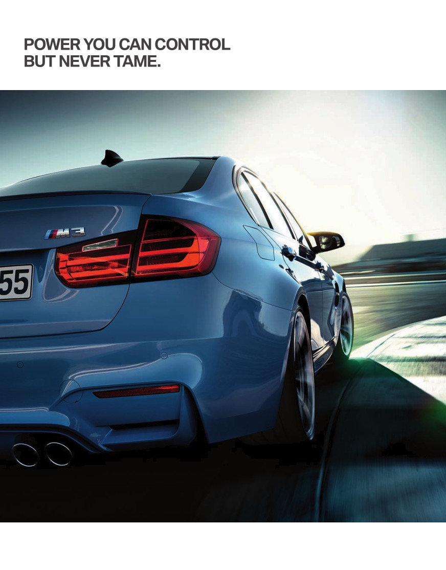 2015 BMW M3 Brochure Page 15